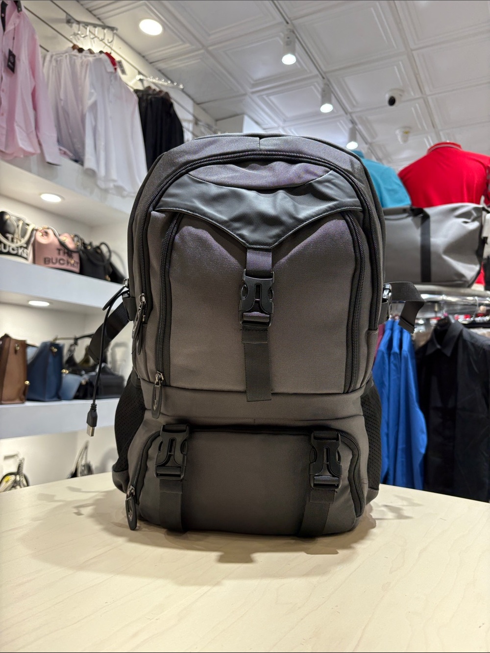 Men's Tactical Travel Backpack - Gray
